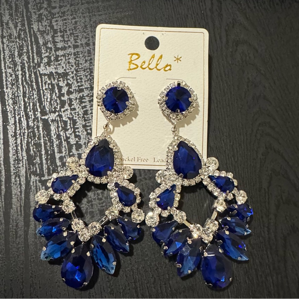 Blue Earrings